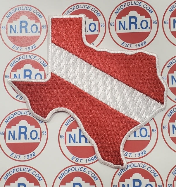 E037 - DIVER , Texas flag