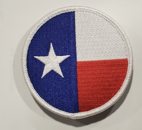 E077 - TEXAS FLAG ( round)