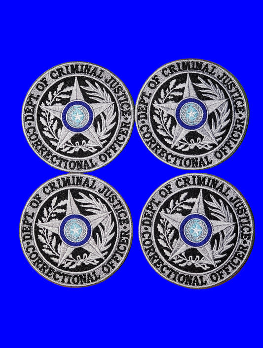 Correctional Officer Badge 4- Pack