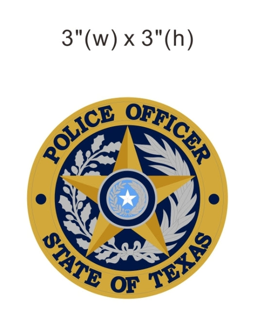 E153 - POLICE OFFICER badge